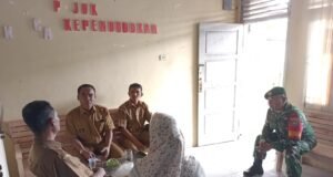 Babinsa Batee Shoek Gelar Komsos Bersama Keuchik dan Dinas Kehutanan, Bahas Kelestarian Hutan