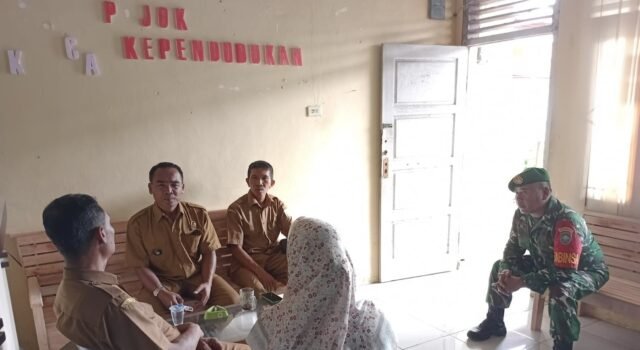 Babinsa Batee Shoek Gelar Komsos Bersama Keuchik dan Dinas Kehutanan, Bahas Kelestarian Hutan