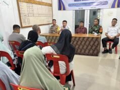 Babinsa Kuta Timu Hadiri Rapat Pembahasan Status Kepemilikan Tanah Warga