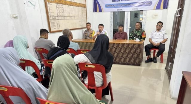 Babinsa Kuta Timu Hadiri Rapat Pembahasan Status Kepemilikan Tanah Warga