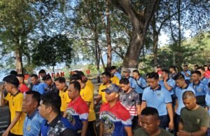 Sinergitas TNI-Polri dan Pemko Sabang Menguat dalam Olahraga Bersama di Mako Lanal