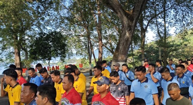 Sinergitas TNI-Polri dan Pemko Sabang Menguat dalam Olahraga Bersama di Mako Lanal