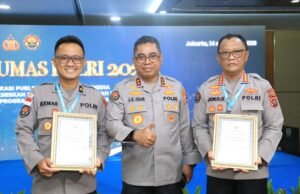 Bidhumas Polda Aceh Raih Dua Penghargaan dalam Rakernis Humas Polri 2026