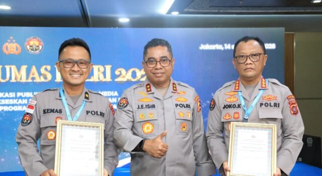 Bidhumas Polda Aceh Raih Dua Penghargaan dalam Rakernis Humas Polri 2026