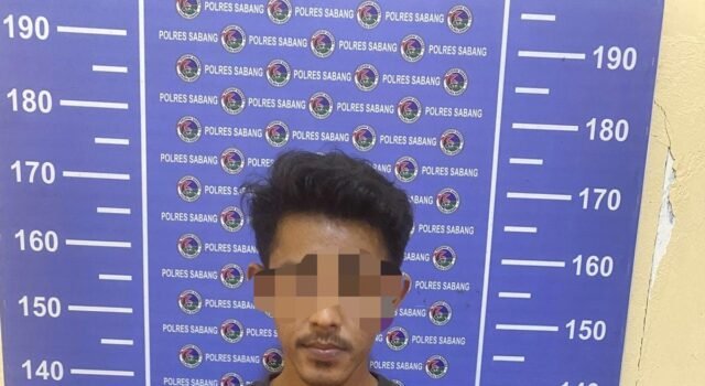Sat Resnarkoba Polres Sabang Amankan Pelaku Penyalahgunaan Ganja di Sukajaya