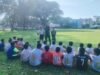 Langkah Awal Menuju Prestasi, Babinsa Kuta Ateuh Dampingi Anak-anak Usia Dini Latihan Sepak Bola