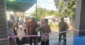Babinsa Koramil 02/Sukakarya Hadiri Launching Pustu dan Posyandu Matahari di Kuta Ateuh