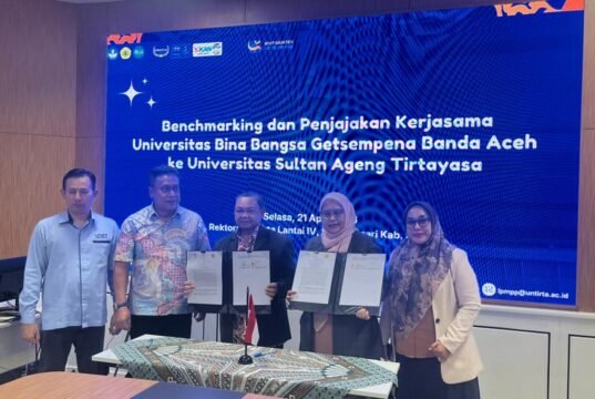 Dorong Kolaborasi Kampus Unggul, UBBG Jalin Kerja Sama dengan Untirta