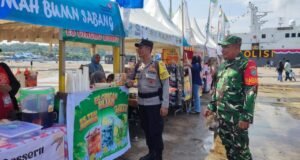 Festival Gampong Kuta Barat Meriah, Babinsa dan Bhabinkamtibmas Turun Langsung Lakukan Monitoring