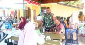 Monitoring Posyandu, Babinsa Pastikan Pelayanan Kesehatan Warga Berjalan Lancar dan Maksimal