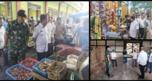 Dandim 0112/Sabang Bersama Forkopimda Kota Sabang Sidak Pasar dan Gudang Bulog, Pastikan Harga dan Stok Sembako Terkendali