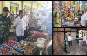 Dandim 0112/Sabang Bersama Forkopimda Kota Sabang Sidak Pasar dan Gudang Bulog, Pastikan Harga dan Stok Sembako Terkendali