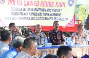 Saweu Keude Kupi, Kapolres Sabang Serap Aspirasi Warga Gampong Kuta Barat