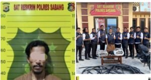 Kurang dari 24 Jam, Satreskrim Polres Sabang Tangkap Pelaku Pencurian Kabel PLN Senilai Rp103 Juta