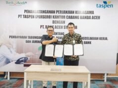 Perjanjian Kerja Sama, Bank Aceh Syariah dan PT Taspen (Persero) Perkuat Sinergi Layanan Pembayaran Pensiun