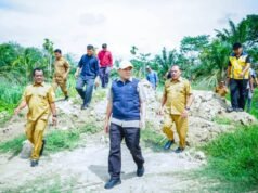 Tinjau Langsung Kondisi Jalan, Wagub Aceh: Infrastruktur Ini Akses Penting bagi Masyarakat Tamiang