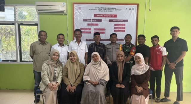 Babinsa Koramil 02/Sukakarya dan Bhabinkamtibmas Monitoring RAT KDKMP Iboih, Dorong Penguatan Ekonomi Gampong