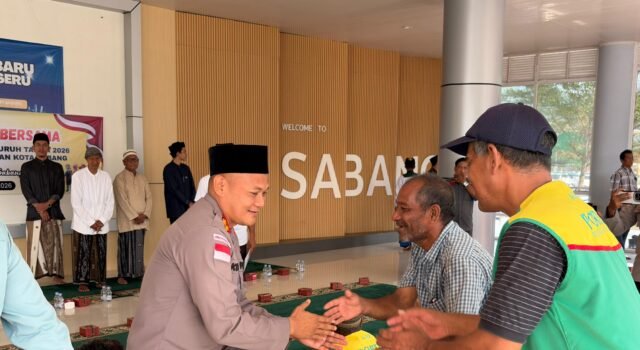 May Day 2026, Kapolres Sabang Hadiri Zikir dan Doa Bersama Buruh di Pelabuhan Balohan