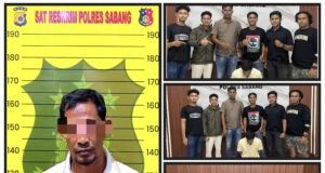 Sat Reskrim Polres Sabang Tangkap Pelaku Pencurian