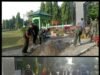 Semangat Kebersamaan, Personel Kodim 0112/Sabang Gotong Royong Cor Berem Jalan Utama Makodim