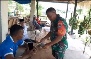Perkuat Deteksi Dini Konflik Sosial, Babinsa Keuneukai Gelar Komsos Intensif dengan Tokoh Masyarakat