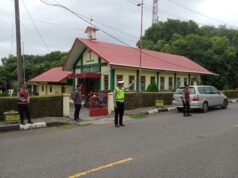 Polres Sabang Turunkan Personel Pengamanan Ibadah Kenaikan Isa Almasih di Sejumlah Gereja
