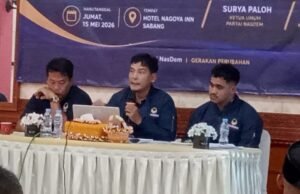NasDem Sabang Gelar Rapat DPD perdana: Tegaskan Semangat Perubahan dan Penguatan Kader