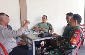 Babinsa dan Bhabinkamtibmas Aneuk Laot Ajak Pemuda Jaga Kamtibmas dan Jauhi Narkoba