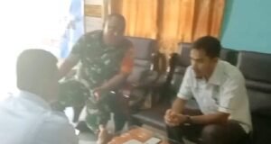 Babinsa Ujong Kareung Jalin Silaturahmi dan Sinergi Bersama Aparatur Gampong