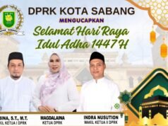 DPRK KOTA SABANG MENGUCAPKAN SELAMAT HARI RAYA IDUL ADHA 1447 H