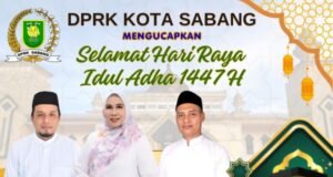 DPRK KOTA SABANG MENGUCAPKAN SELAMAT HARI RAYA IDUL ADHA 1447 H