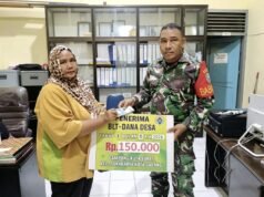 Sinergi TNI-Pemerintah Gampong: Babinsa Sukakarya Dampingi Penyaluran BLT Desa 2026