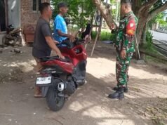 Pererat Silaturahmi dengan Warga, Babinsa Ie Meulee Gelar Komsos di Jurong Pante Jaya