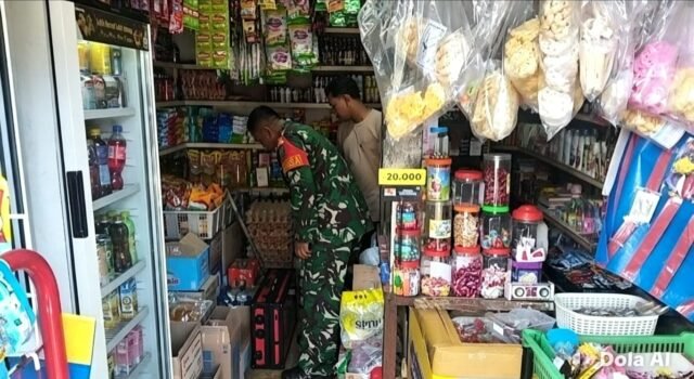 Babinsa Kuta Timu Monitor Harga Sembako di Hari Raya Idul Adha, Harga Masih Stabil