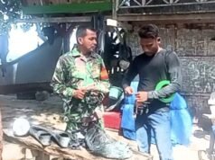 Babinsa Paya Berikan Motivasi kepada Nelayan Gurita, Ingatkan Pentingnya Keselamatan Melaut