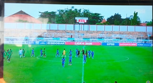 Liga4 Nasional, Gol Penalti di Menit Akhir, Selamatkan PSAP dari Kekalahan,Tahan Tuan Rumah Pasuruan United 1-1