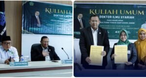 KU di UIN STS Jambi, Guru Besar UIN Ar-Raniry Prof Syahrizal Abbas Tekankan Kontribusi Doktor Ilmu Syariah dalam Penguatan SHN