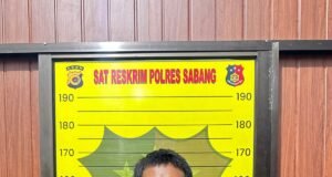 Tim URC Satreskrim Polres Sabang Berhasil Ungkap Kasus Curat, Pelaku Diamankan