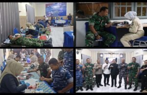 Wujud Kepedulian Kemanusiaan, Kodim 0112/Sabang Berpartisipasi dalam Bakti Sosial Donor Darah HUT Ke-70 Penerbangan TNI Angkatan Laut