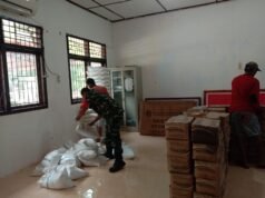 Babinsa Kuta Barat Gotong Royong Bersama Warga, Wujud Nyata Kebersamaan TNI dengan Rakyat