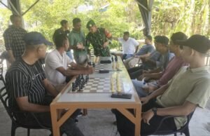 Babinsa Kuta Ateuh Ajak Peserta Turnamen Catur Kota Sabang Junjung Tinggi Sportivitas