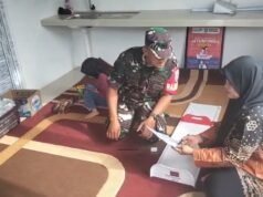 Babinsa Koramil 02/Sukakarya Dampingi Kegiatan Posyandu di Gampong Krueng Raya, Tingkatkan Kesehatan Ibu dan Anak