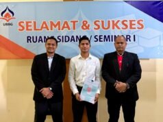 Bomber Bekasi City Ramadhan Madon Lulus Seminar Judul Skripsi di Kampus UBBG Banda Aceh