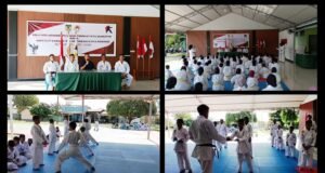 Kohai Dojo Kodim 0112/Sabang Tunjukkan Semangat Bushido dalam Ujian Tingkat Kyu Semester Ganjil INKAI Kota Sabang