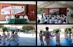 Kohai Dojo Kodim 0112/Sabang Tunjukkan Semangat Bushido dalam Ujian Tingkat Kyu Semester Ganjil INKAI Kota Sabang