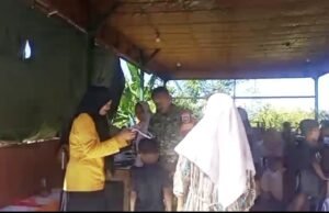Melalui Posyandu, Babinsa Gampong Paya Dukung Terwujudnya Masyarakat Sehat dan Sejahtera