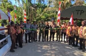 Kodim 0112/Sabang Resmikan Jembatan Armco di Paya Seunara, Akses Warga Kini Lebih Mudah dan Aman