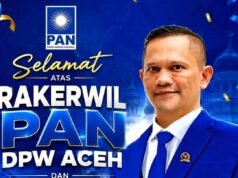 Pengurus Diisi Kader Muda dan Wajah Baru, Ketua DPW PAN Aceh Dek Gam Optimis Tembus 3 Besar Pemilu 2029