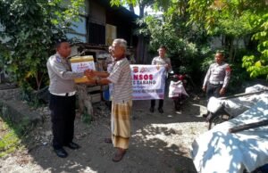 Polres Sabang Salurkan Bantuan Sosial kepada Purnawirawan dan Warakauri, Sambut HUT Bhayangkara Ke-80