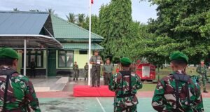 Kodim 0112/Sabang Gelar Upacara Rutin 17-an, Perkuat Jiwa Nasionalisme Prajurit